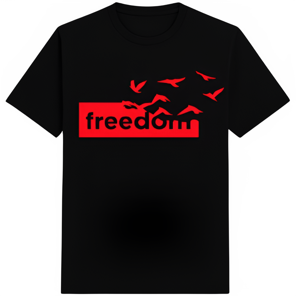 Freedom Half Sleeve T-Shirt