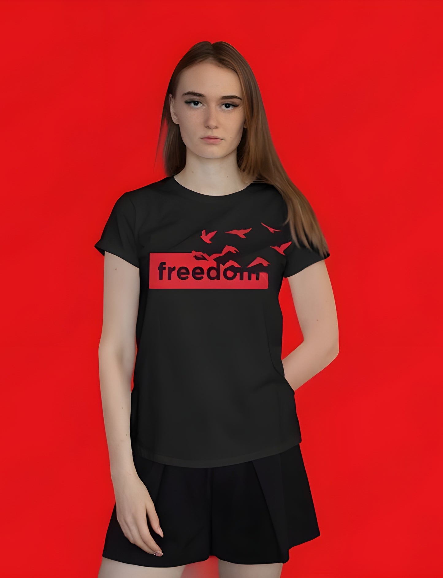 Freedom Half Sleeve T-Shirt